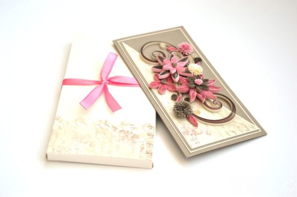 Birthday quilling card