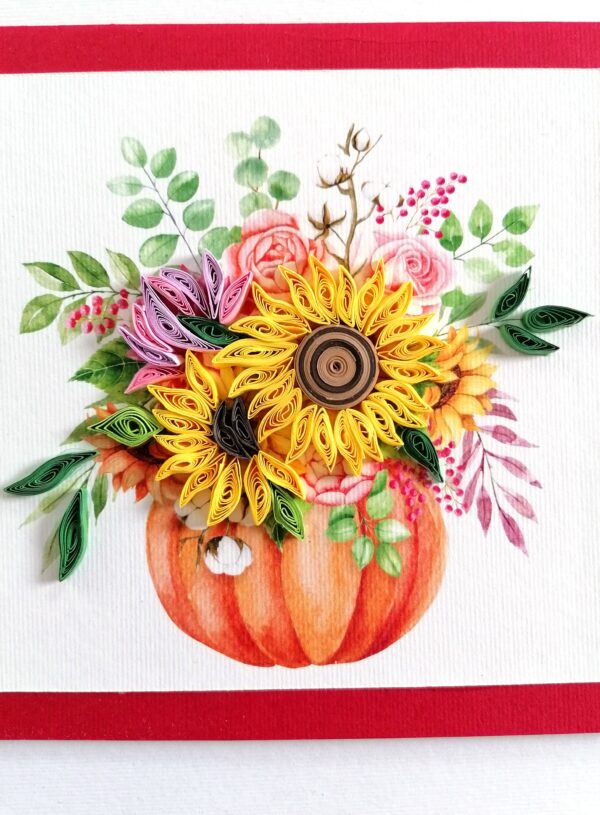 thanksgiving quilling card