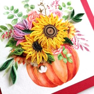 Thanksgiving quilling card