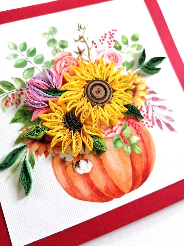 Thanksgiving quilling card
